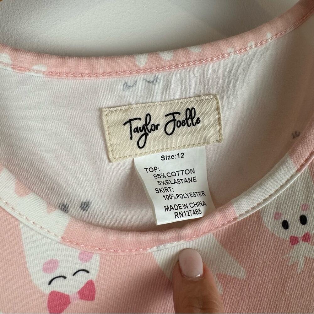 Taylor Joelle Pink Girly Ghosts Tutu Tulle Twirl Dress ~ 12 - Picture 5 of 12